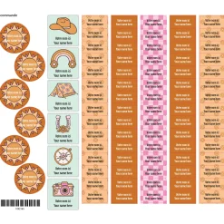 School Name Labels - Rodeo