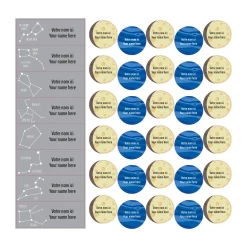 School Name Labels - Space