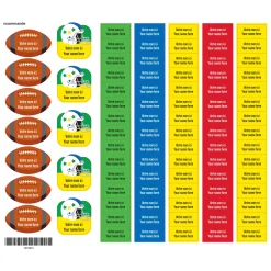 School Name Labels - Sports