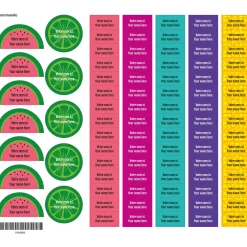 School Name Labels - Tropical