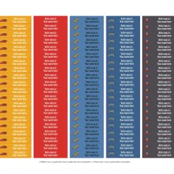 School Name Labels - Video Games Dino