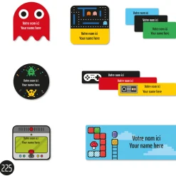 School Name Labels - Video games