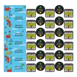School Name Labels - Video games