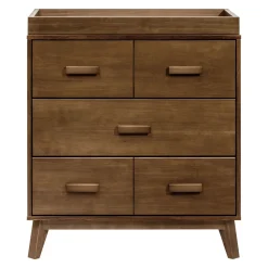 Scoot 3-Drawer Changer Dresser - Walnut