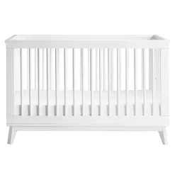 Scoot 3-in-1 Convertible Crib - White