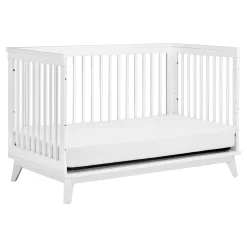 Scoot 3-in-1 Convertible Crib - White