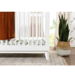 Scoot 3-in-1 Convertible Crib - White