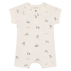 Scooter Print Romper 6-24m