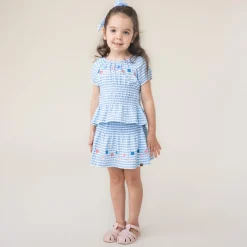 Sea Vichy Skort 2-12