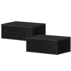 Set of 2 Nightstands - Primo Black Oak