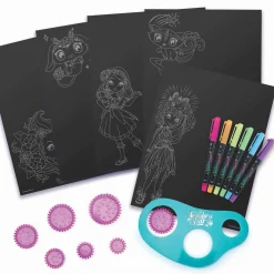 Set Swirly Star Nebulous Stars