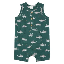 Sharks Romper 3-24m