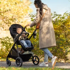 Shyft Intuiti Travel System with Revolve180 LiteMax NXT Car Seat - Black