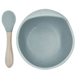 Silicone Bowl and Spoon Siliscoop - Sea