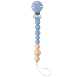 Silicone Pacifier Clip - Blue