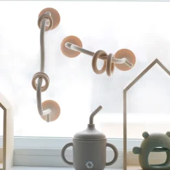 Silicone Suction Teething Toy - Ivory