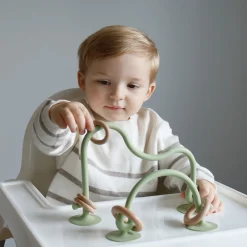 Silicone Suction Teething Toy - Green