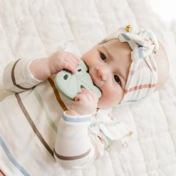 Silicone Teether - Monstera Mint