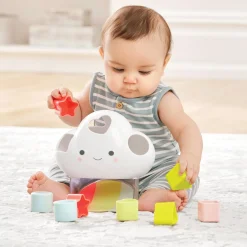 Silver Lining Cloud Feelings Shape Sorter Baby Toy