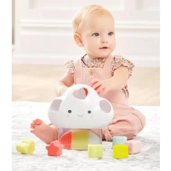 Silver Lining Cloud Feelings Shape Sorter Baby Toy