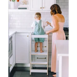 Simone Learning Tower - White