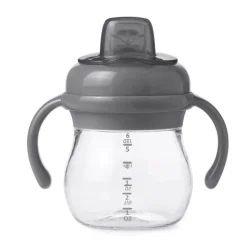 Sippy Cup With Handle 6oz Grey