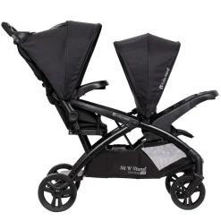 Sit N' Stand® Double 2.0 Stroller - Dash Black