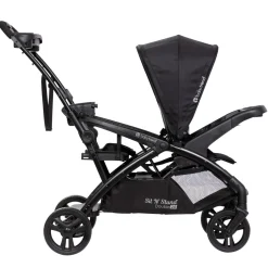 Sit N' Stand® Double 2.0 Stroller - Dash Black