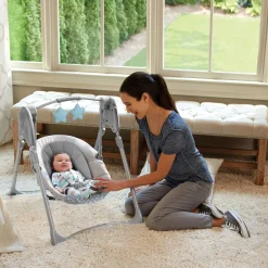 Slim Spaces™ Compact Baby Swing - Humphry