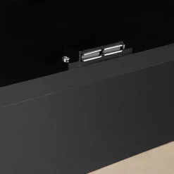 Small 2-Door Storage Cabinet - Morgan Pure Black