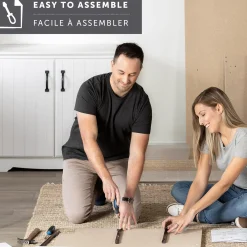 Small 2-Door Storage Cabinet - Morgan Pure Black