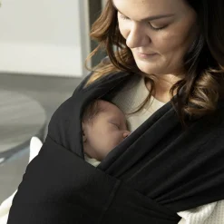Snüg Baby Wrap In Mint Fiber - Black