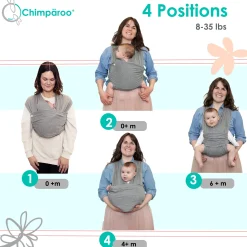 Snug Baby Wrap In Mint Fiber - Sand