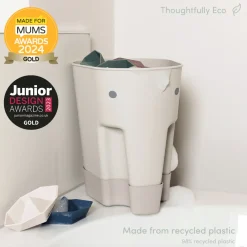 Snuggle Ellie Bath Toy Drying Caddy- Taupe