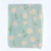 Soft Flannel Blankets Daisies - Blue