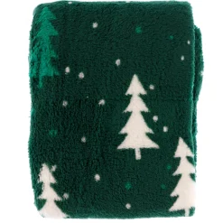Soft Flannel Blankets- Green Tree