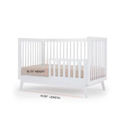 Soho 3-In-1 Convertible Crib - White