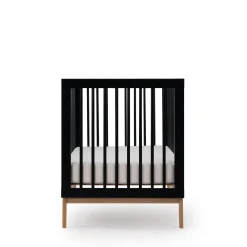 Soho 3-in-1 Convertible Crib - Black / Natural