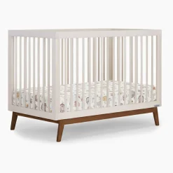 Soho 3-in-1 Convertible Crib - Almond Milk / Walnut