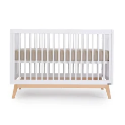 Soho 3-in-1 Convertible Crib - White / Natural