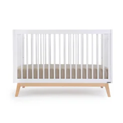 Soho 3-in-1 Convertible Crib - White / Natural