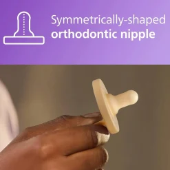 Soothie Pacifier Yellow Cyan (2)