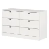 Spark 6 Drawer Chest - White