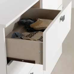 Spark 6 Drawer Chest - White