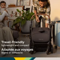 Spark Plus Compact Auto-Fold Stroller - Mineral Graphite