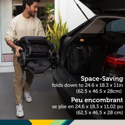 Spark Plus Compact Auto-Fold Stroller - Mineral Graphite