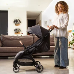 Spark Plus Compact Auto-Fold Stroller - Mineral Graphite