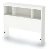 Spark Twin Bookcase Headboard - Pure White