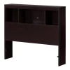 Spark Twin Bookcase Headboard - Chocolate
