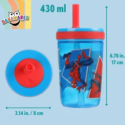 Spiderman Tumbler With Straw